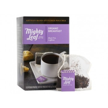 MIGHTY LEAF ORGAN BREAKFAST TEA15CT